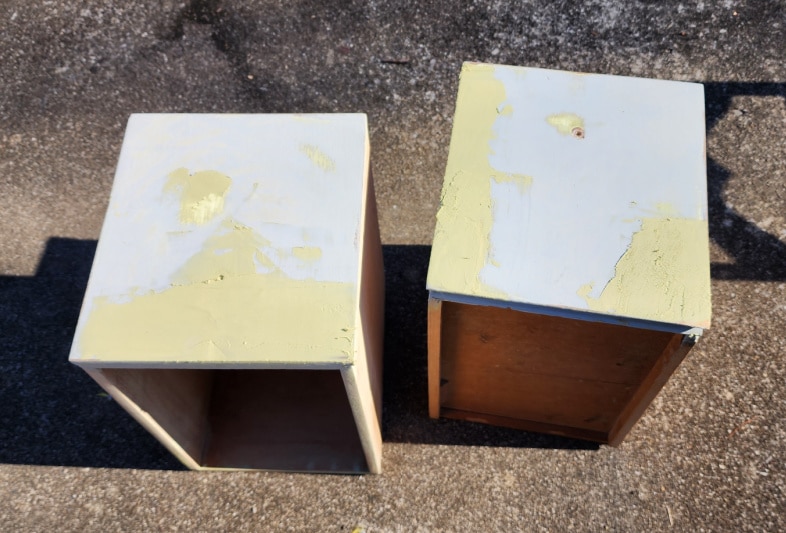 bondo repair on desk drawers