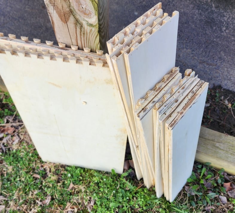 old drawer parts