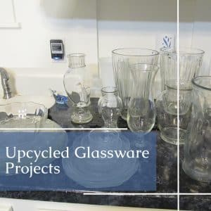 upcycled glass - easy projects