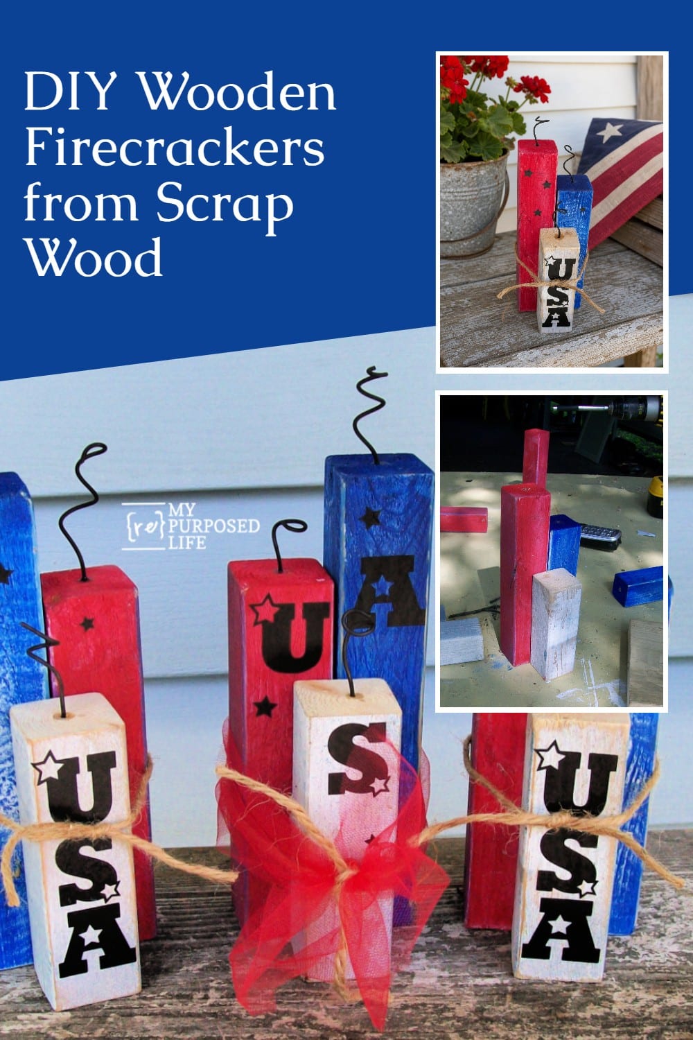 diy wooden firecrackers from scrap wood
