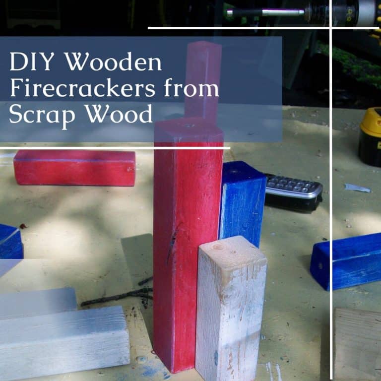 Easy Peasy Wooden Firecrackers