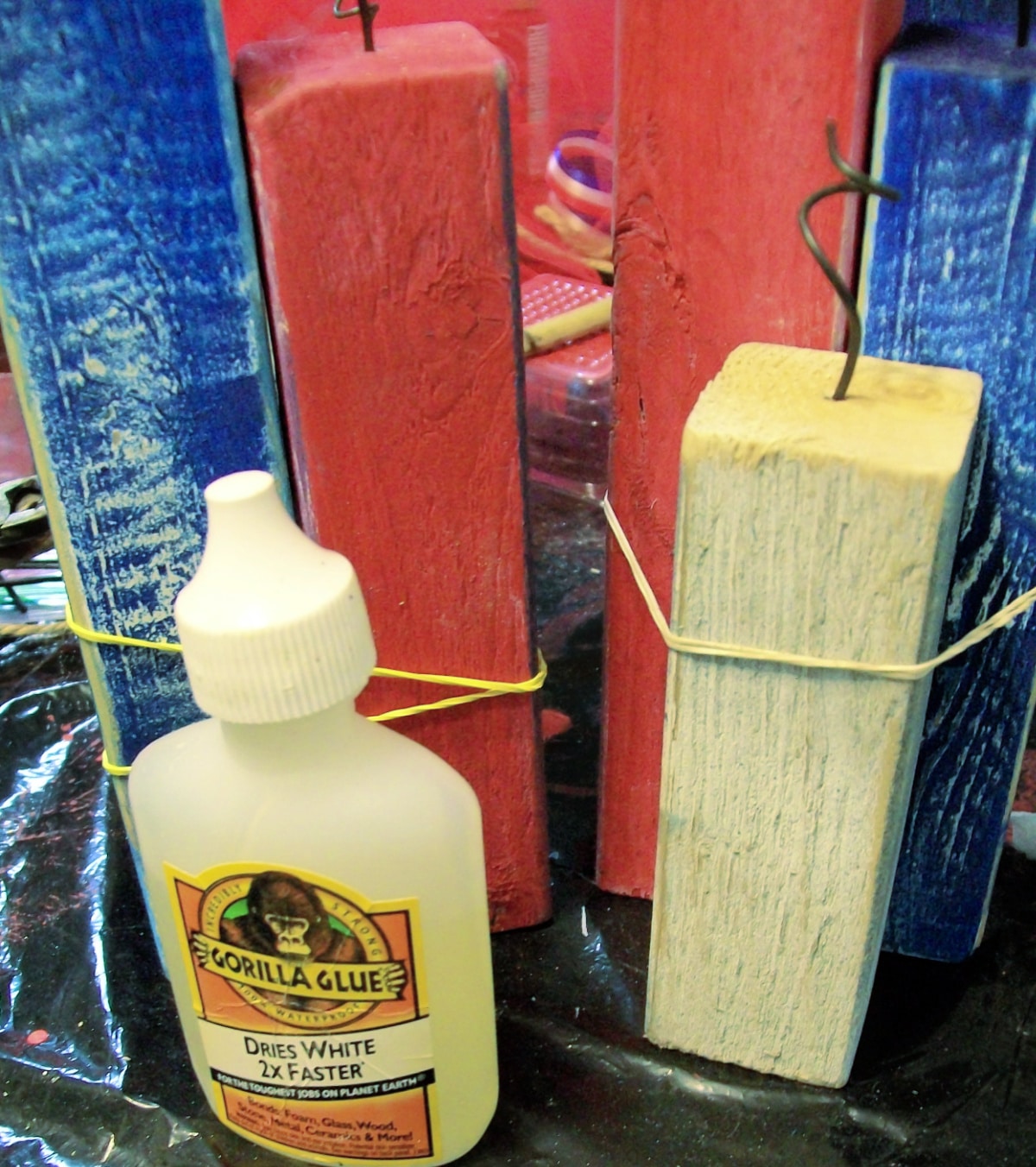 drill holes for wire wicks