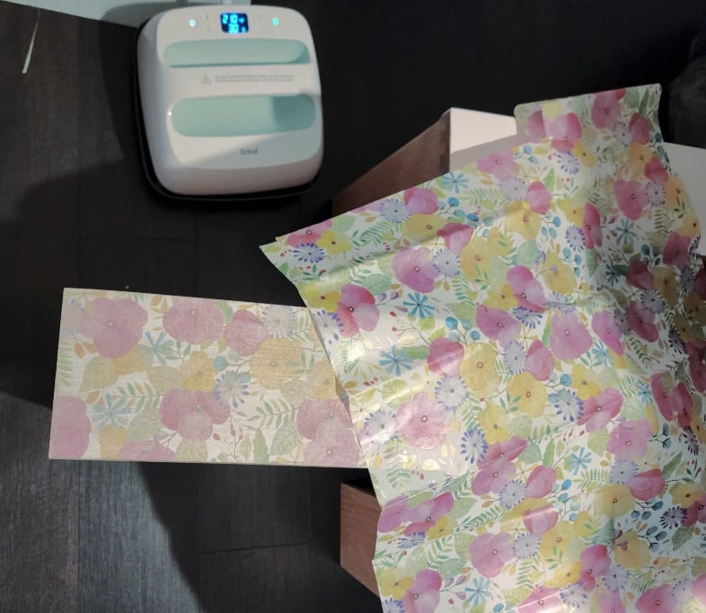 tissue paper decoupage