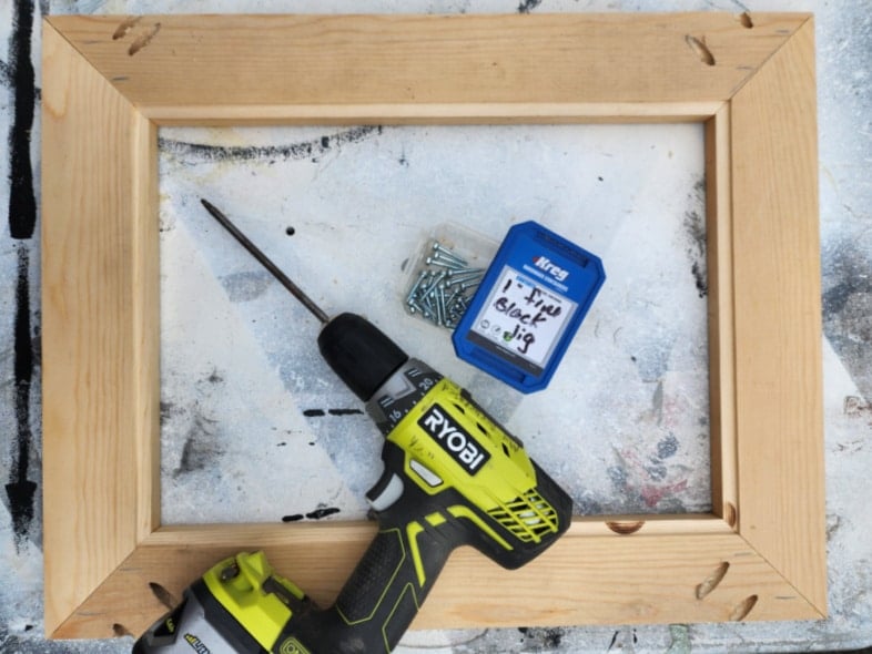 secure cutting board frame with kreg screws
