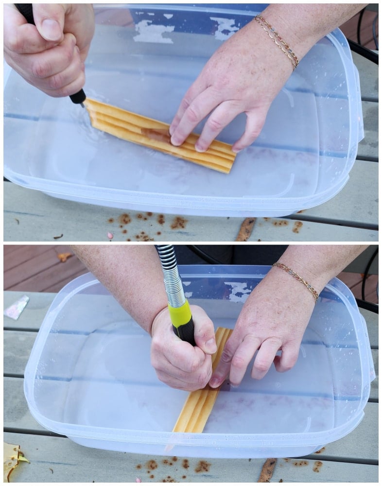 drill stained glass with a dremel