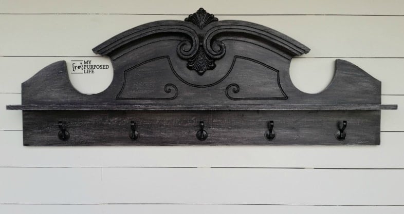 MyRepurposedLife-china-cabinet-pediment-repurposed-coat-rack
