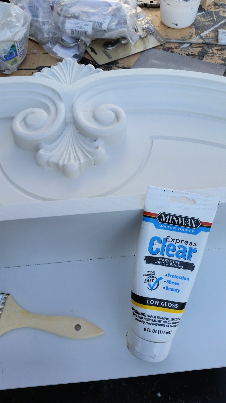 applying poly over paint