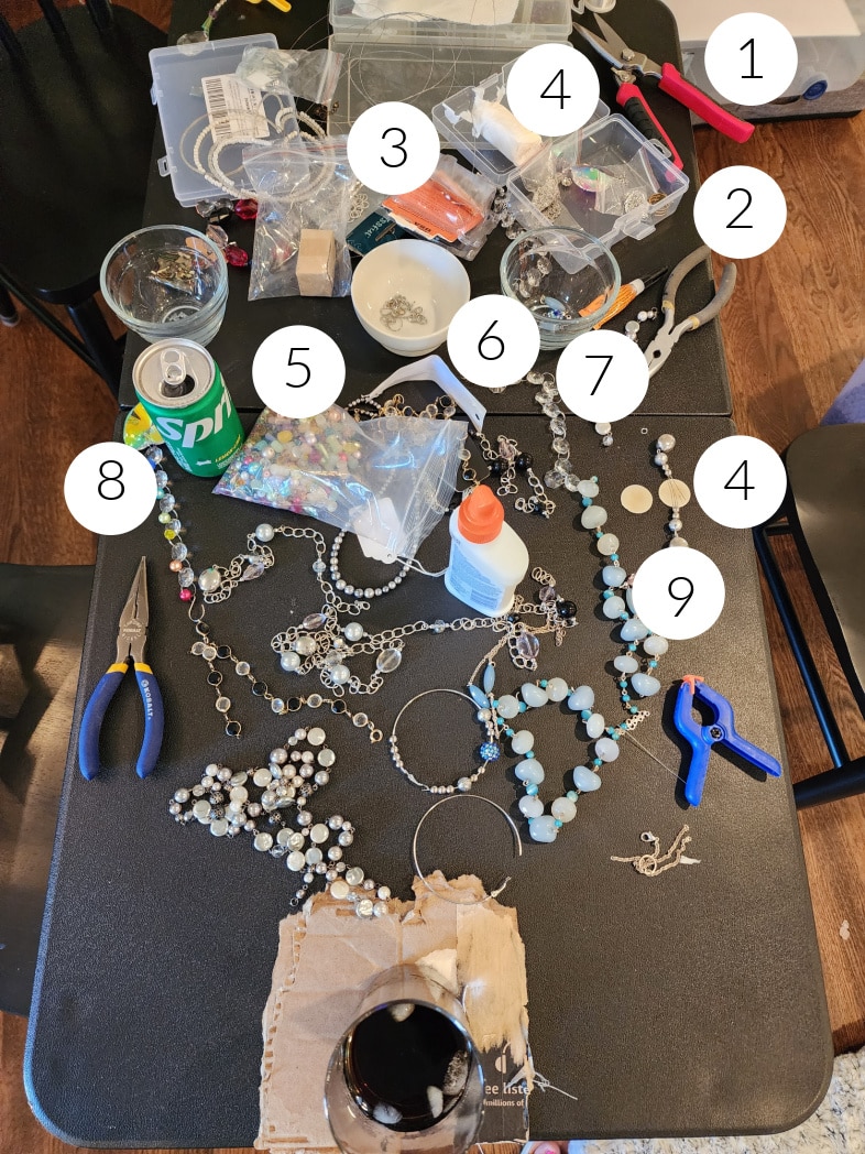 making DIY outdoor suncatchers