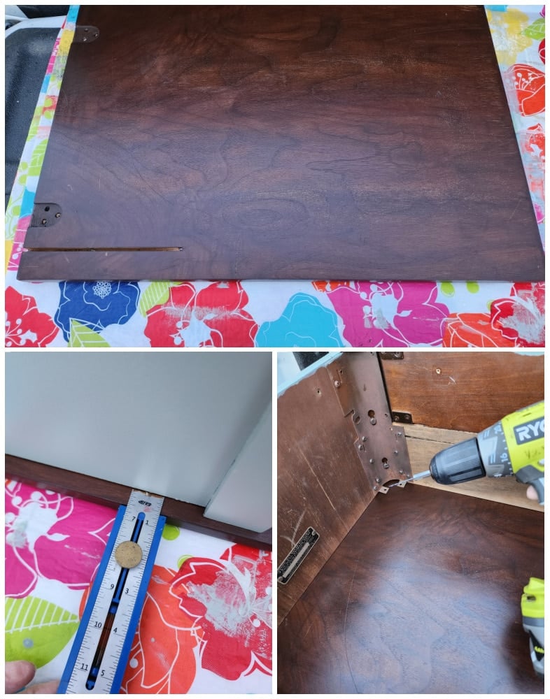  reinstalling the tabletop