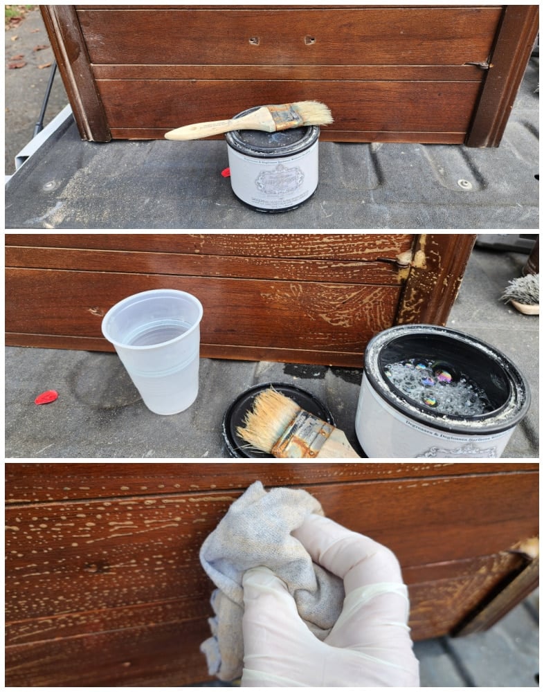 steps to use surface prep when cleaning furniture