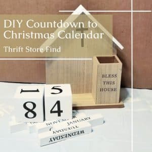 DIY countdown to Christmas
