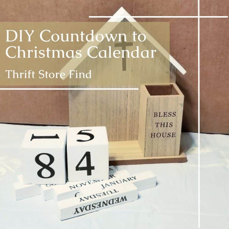 DIY countdown to Christmas