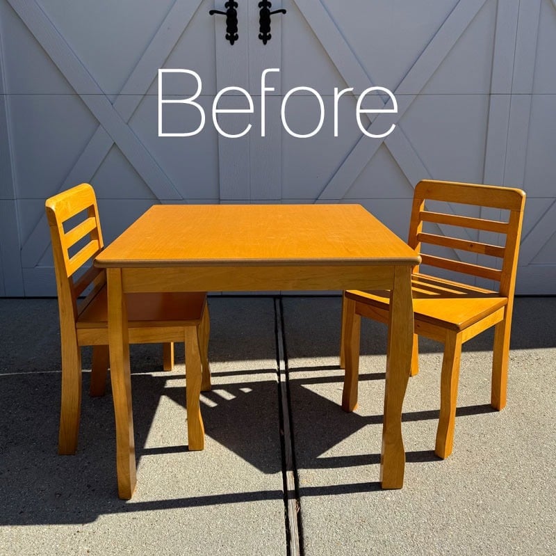 $5 Kids' table and chairs