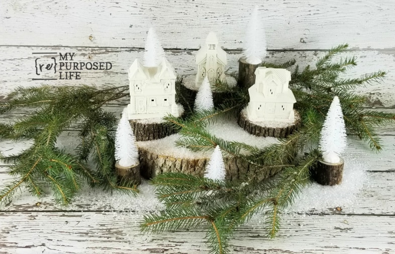 easy Christmas Village Update