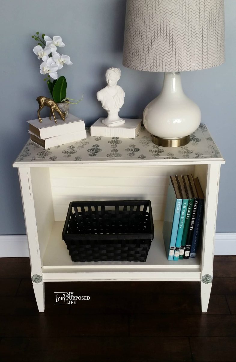 ink decor stamp furniture embellishments MyRepurposedLife.com