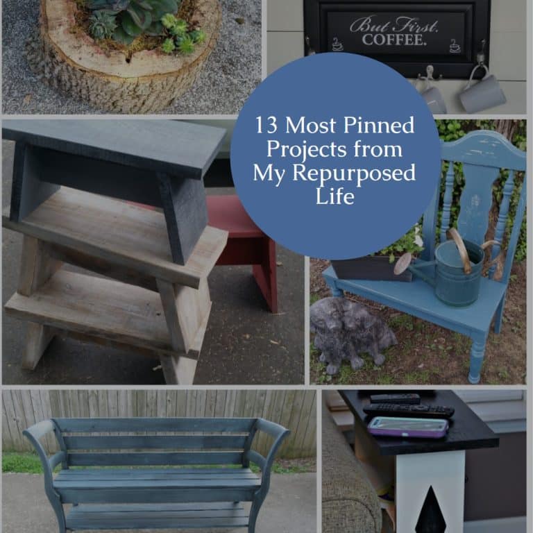 13 most pinned projects from My Repurposed Life