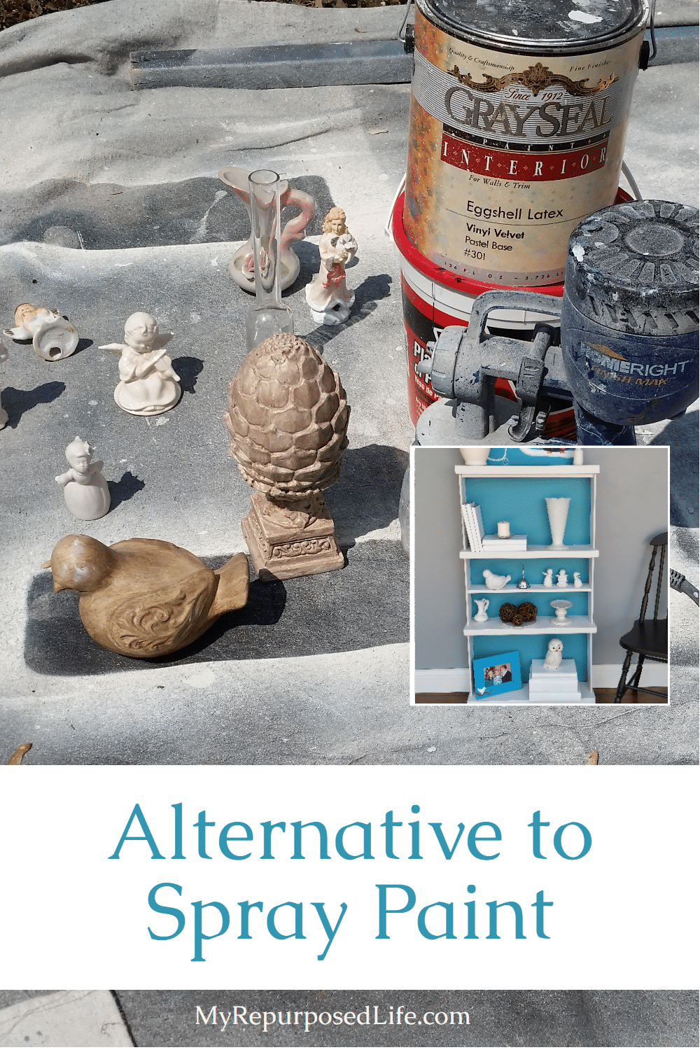 alternative to spray paint for knick knacks