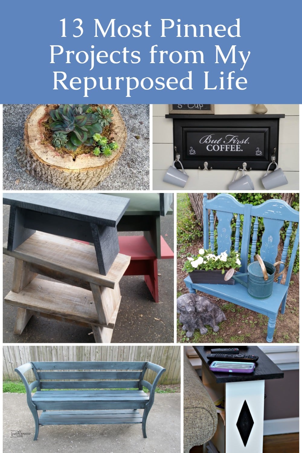 most pinned projects from my repurposed life
