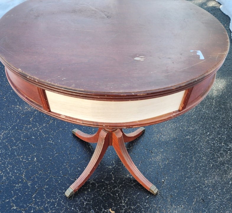 balsa wood installed for missing drawer