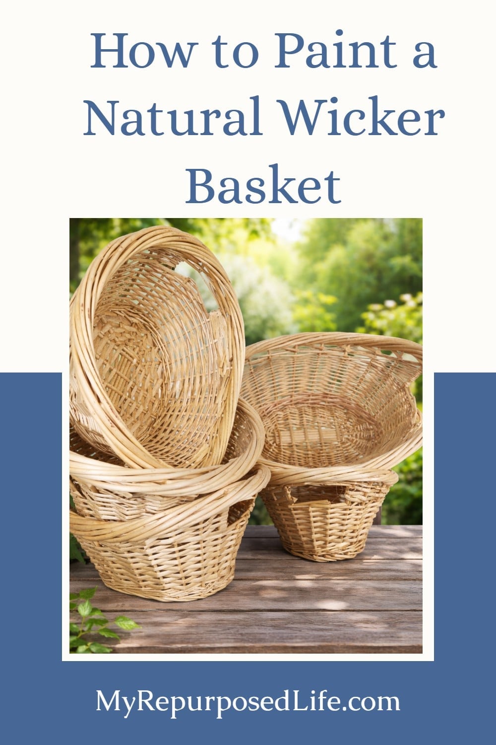 Easy Thrift Store Basket Flip via @repurposedlife