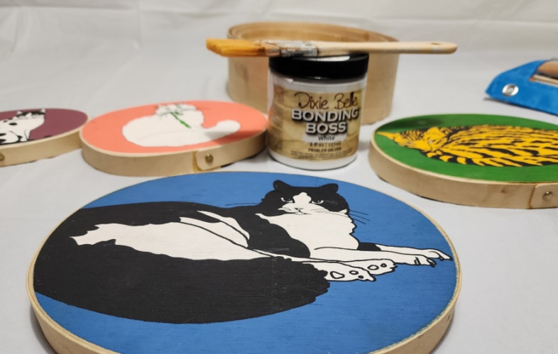 prime balsa wood boxes with Dixie Belle Bonding Boxx