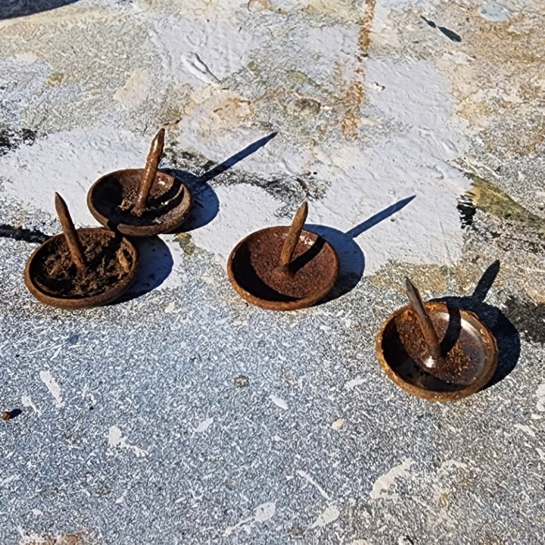inspect underside of sofa table