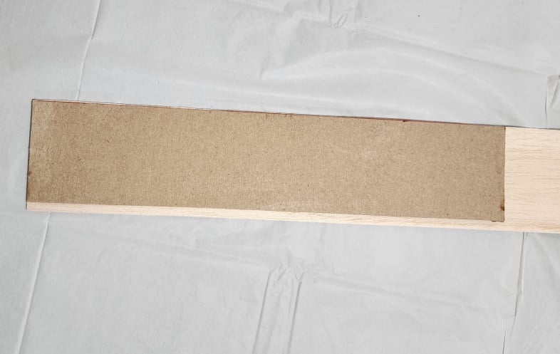 trace pattern on balsa wood