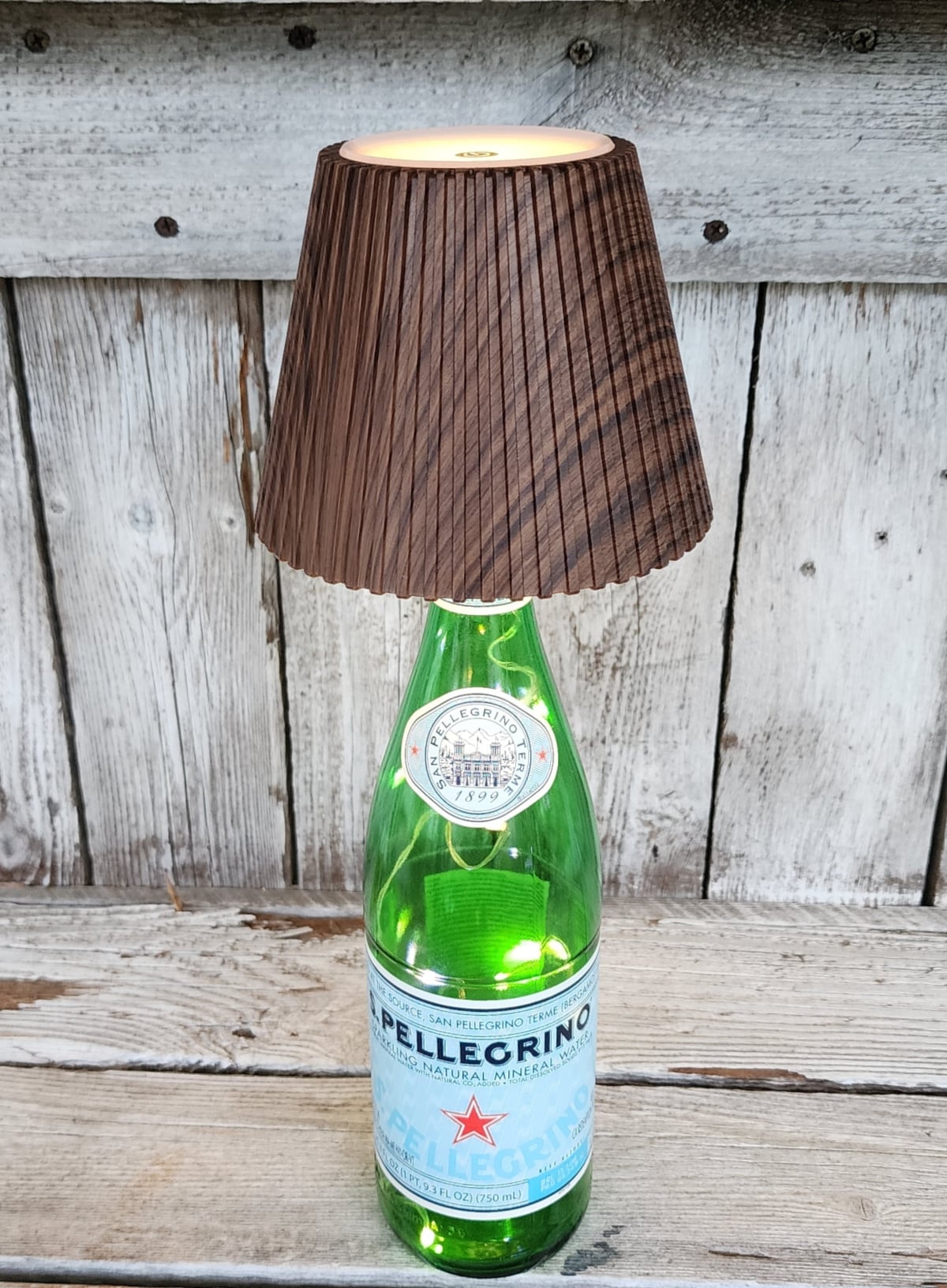 pellegrino bottle lamp