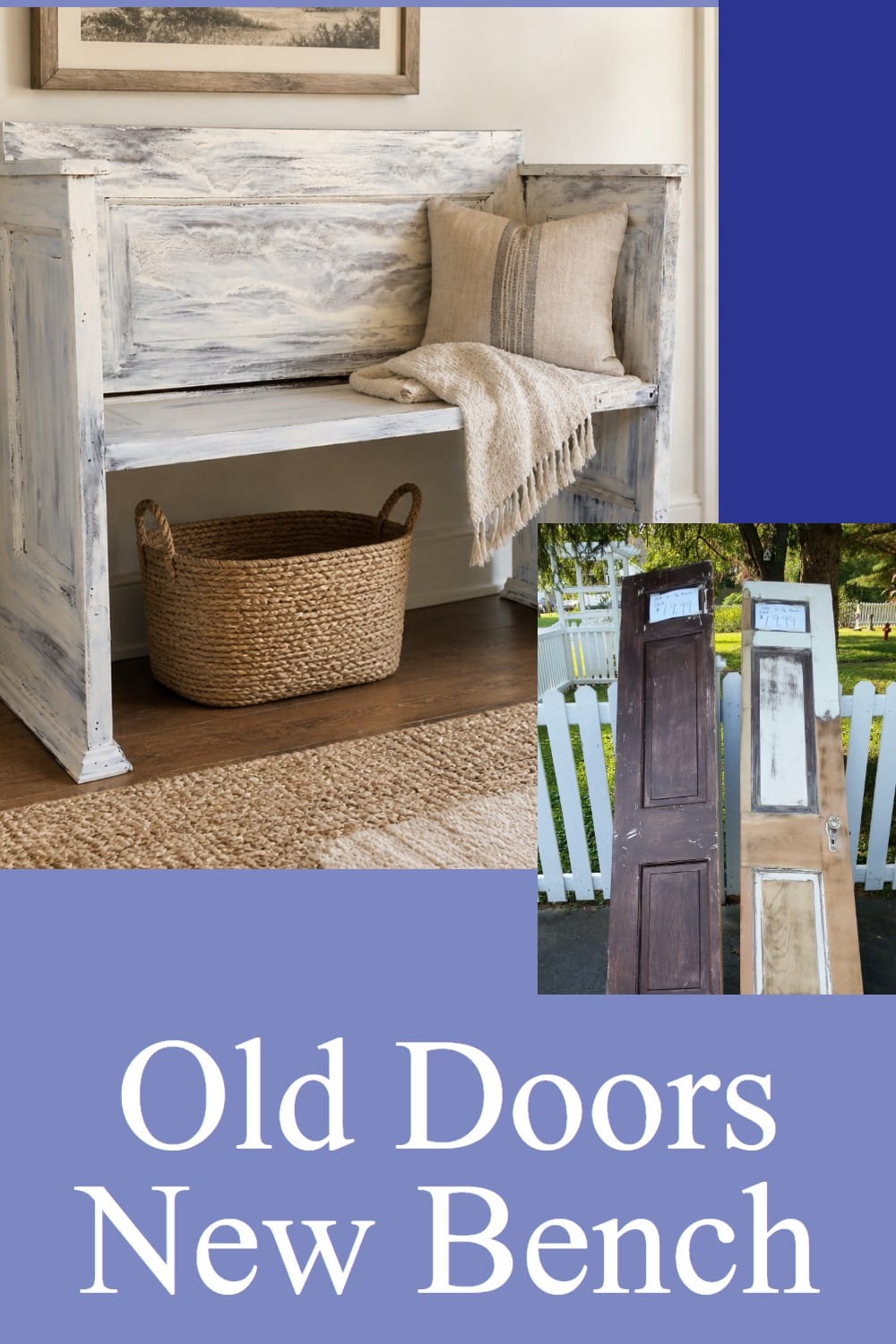Door Bench via @repurposedlife