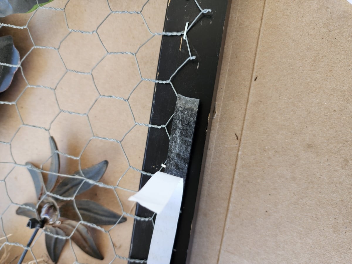remove backing from adhesive felt