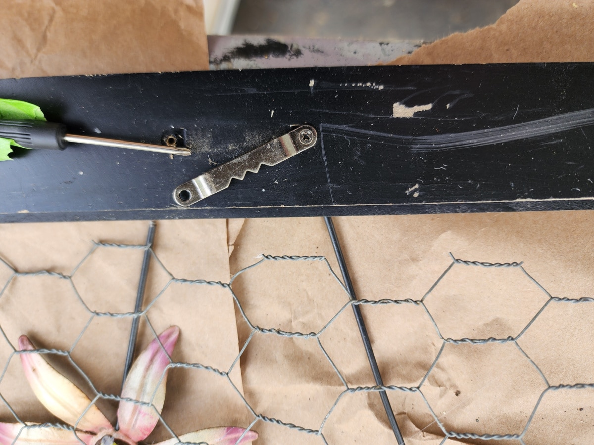remove existing hardware