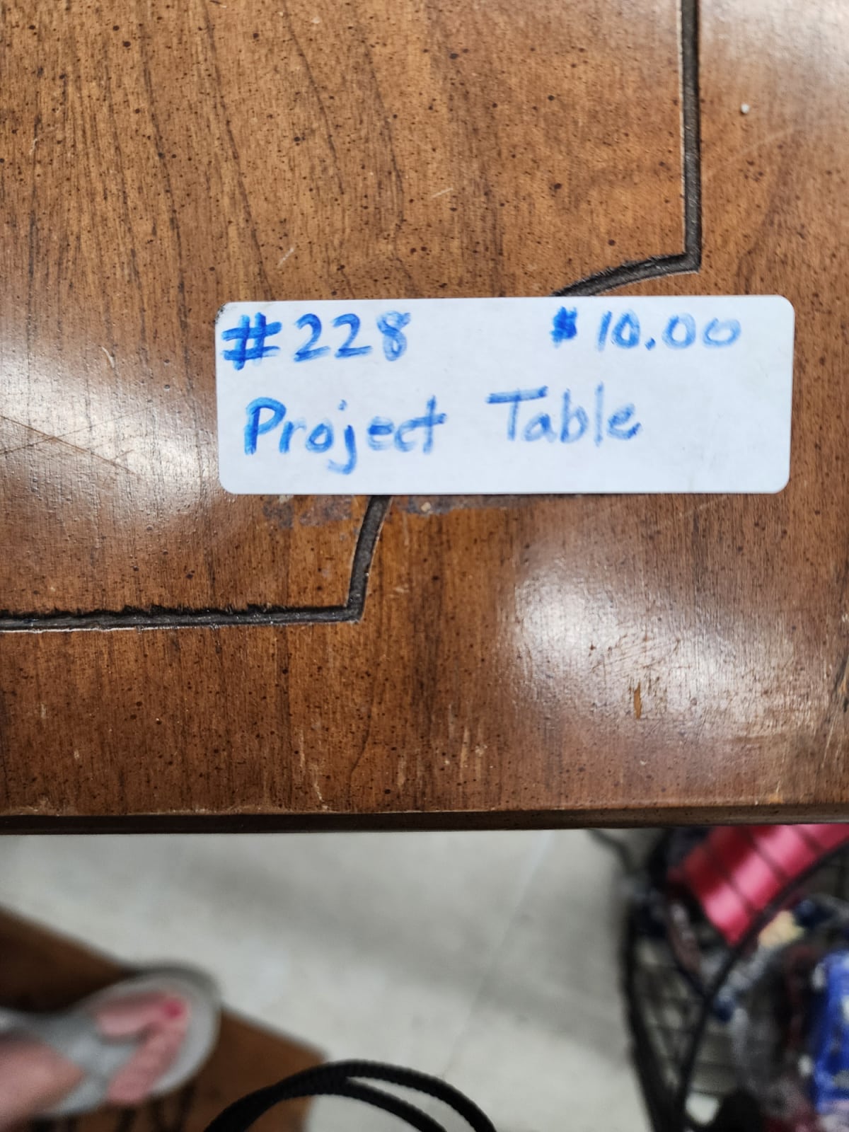 ten dollar vintage end table