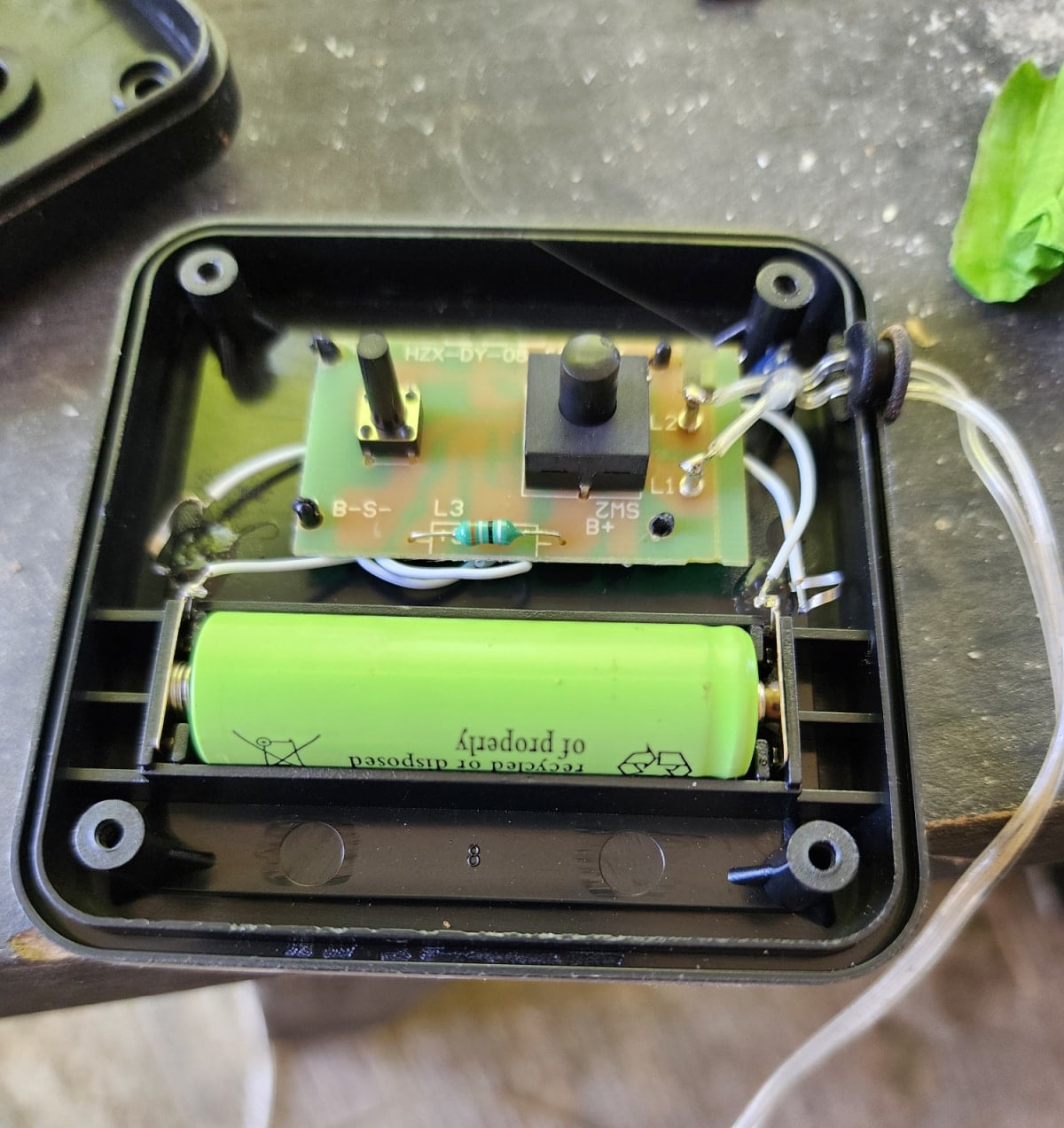 housing of solar fairy light box