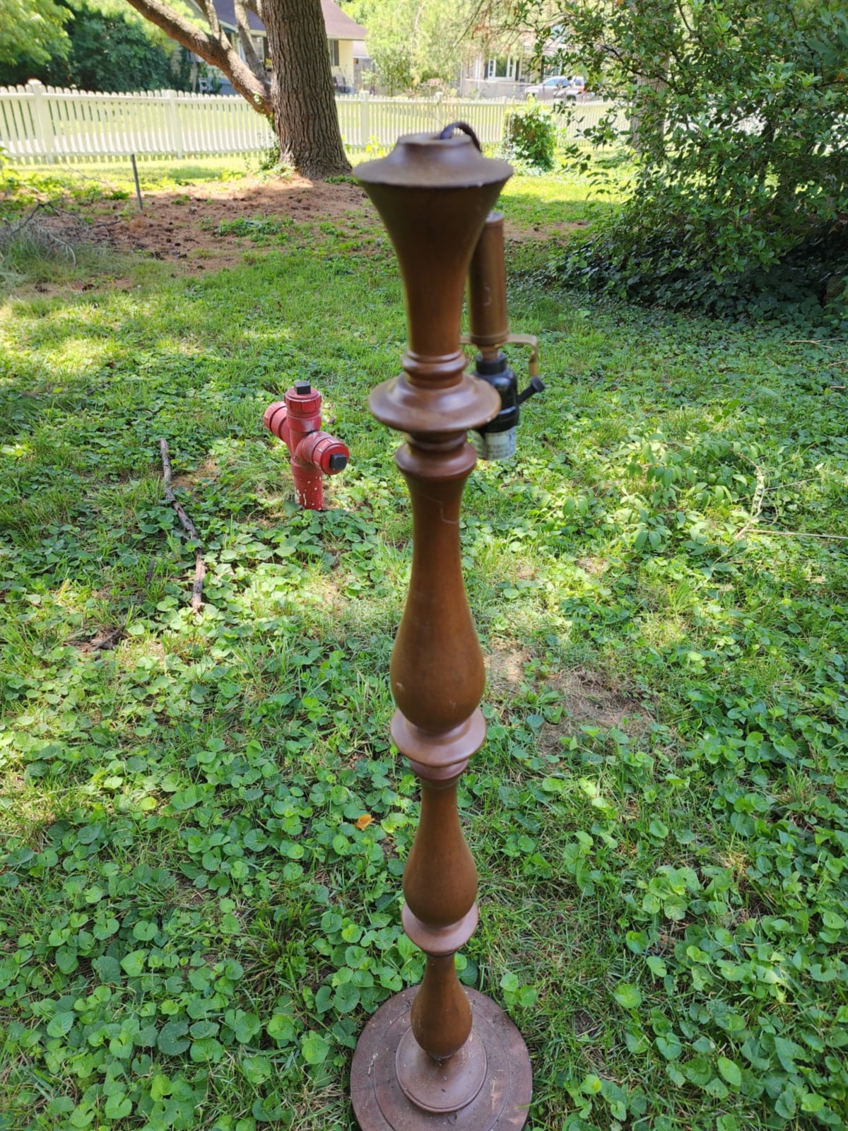 thrift store floor lamp