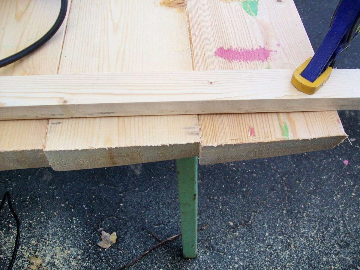 crooked boards need to be straightened