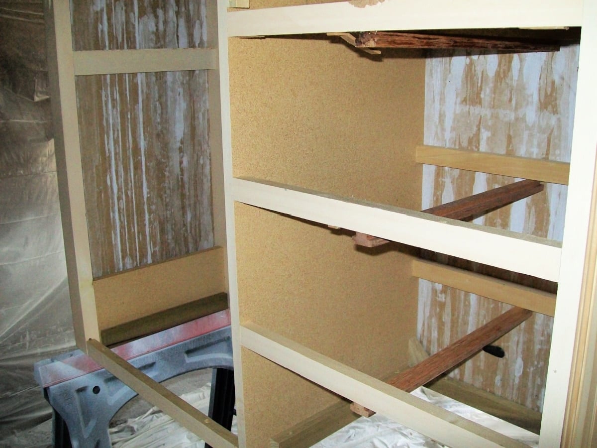 front of the kitchen island