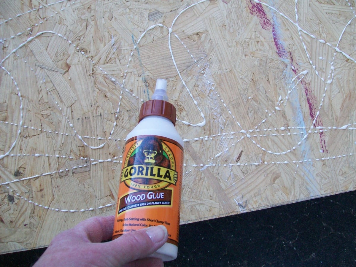 gorilla glue to secure thin plywood