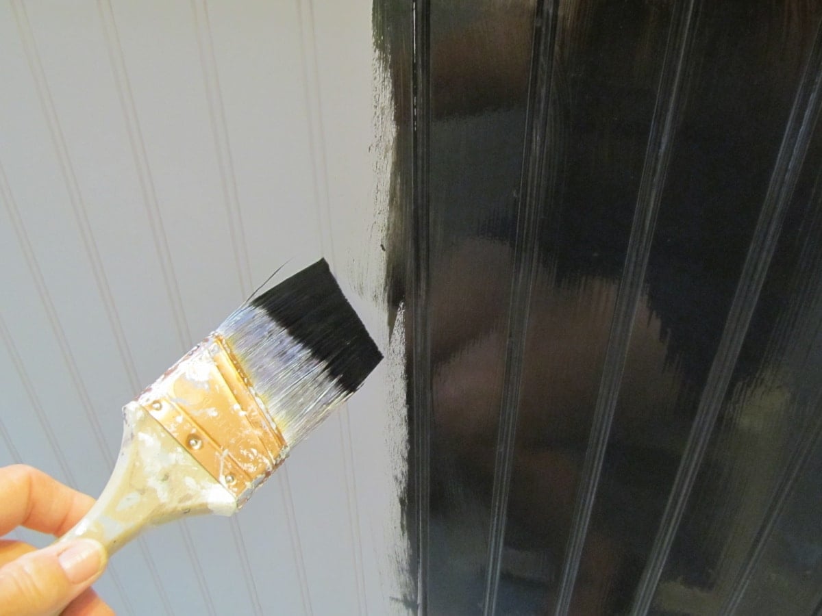 painting the kitchen island black