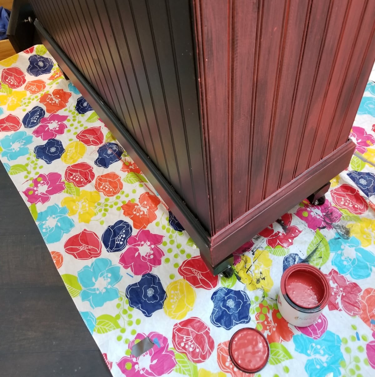 peppery red paint