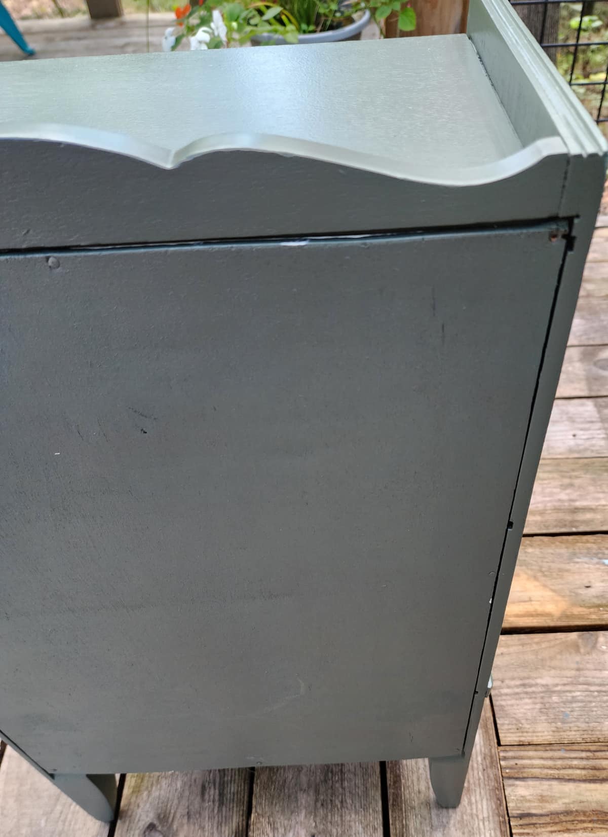  reattach the back to the cabinet