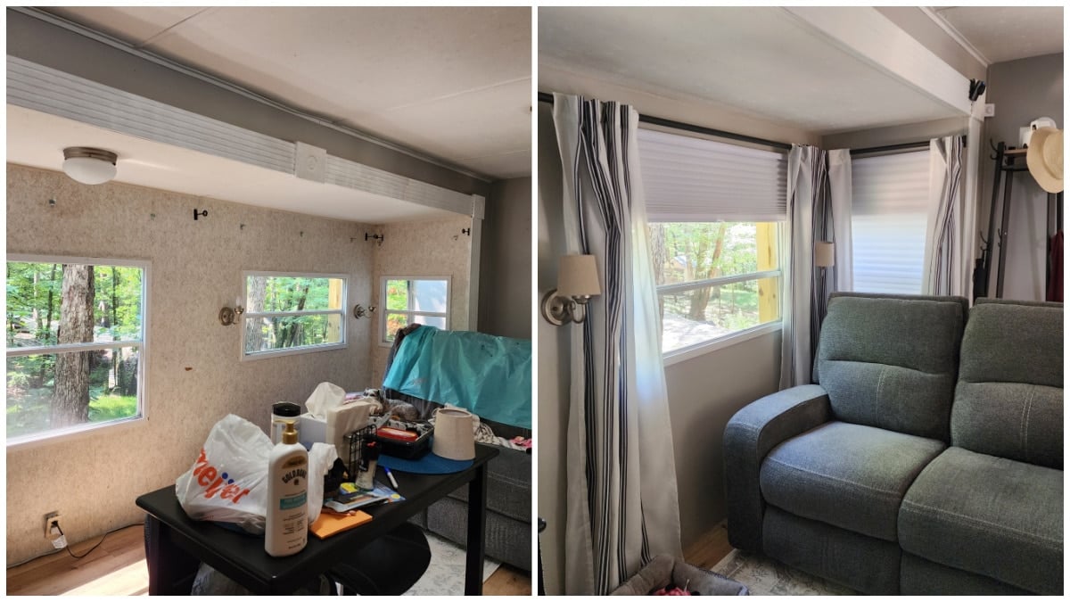 renovating an old camper