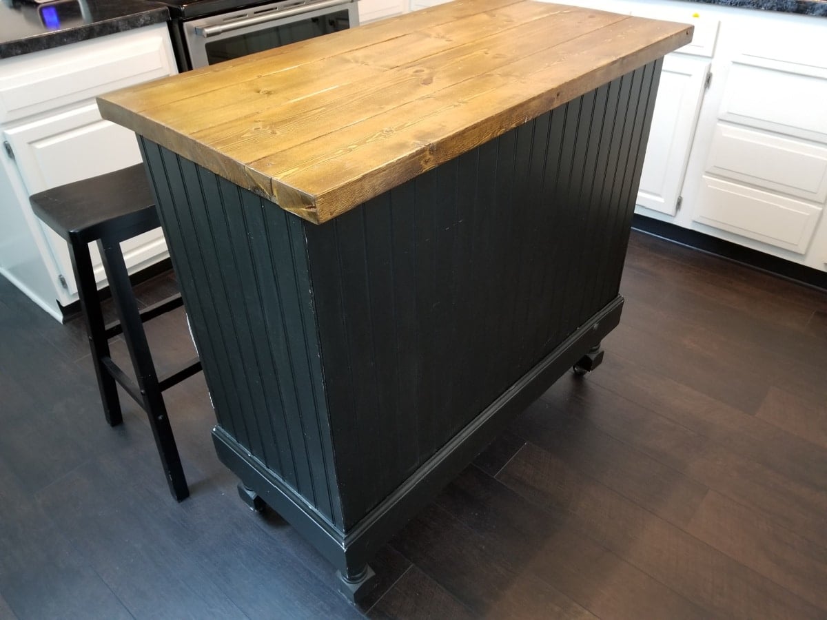 update kitchen island craft table