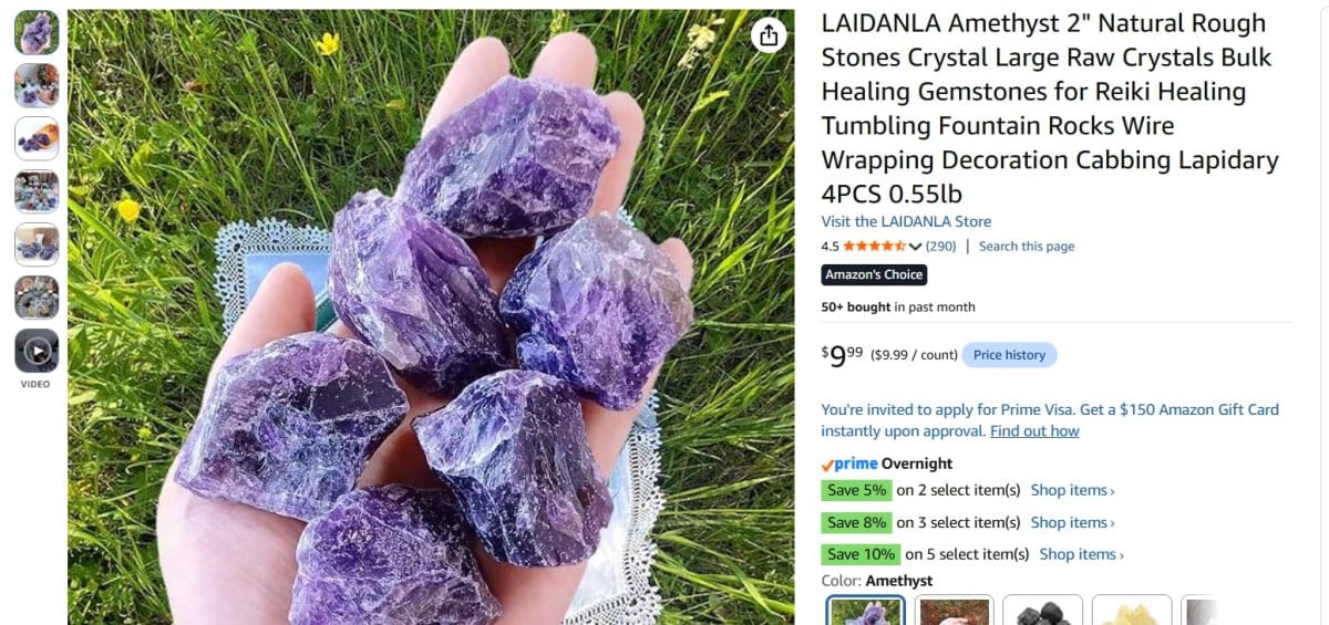 amethyst stones