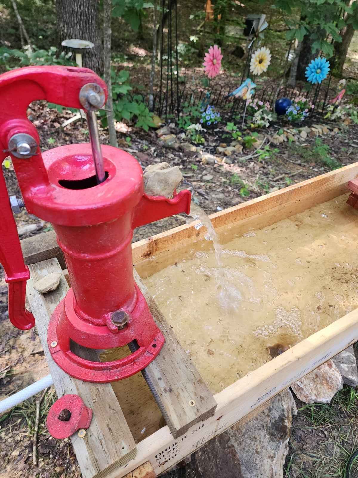 decorative water pump
