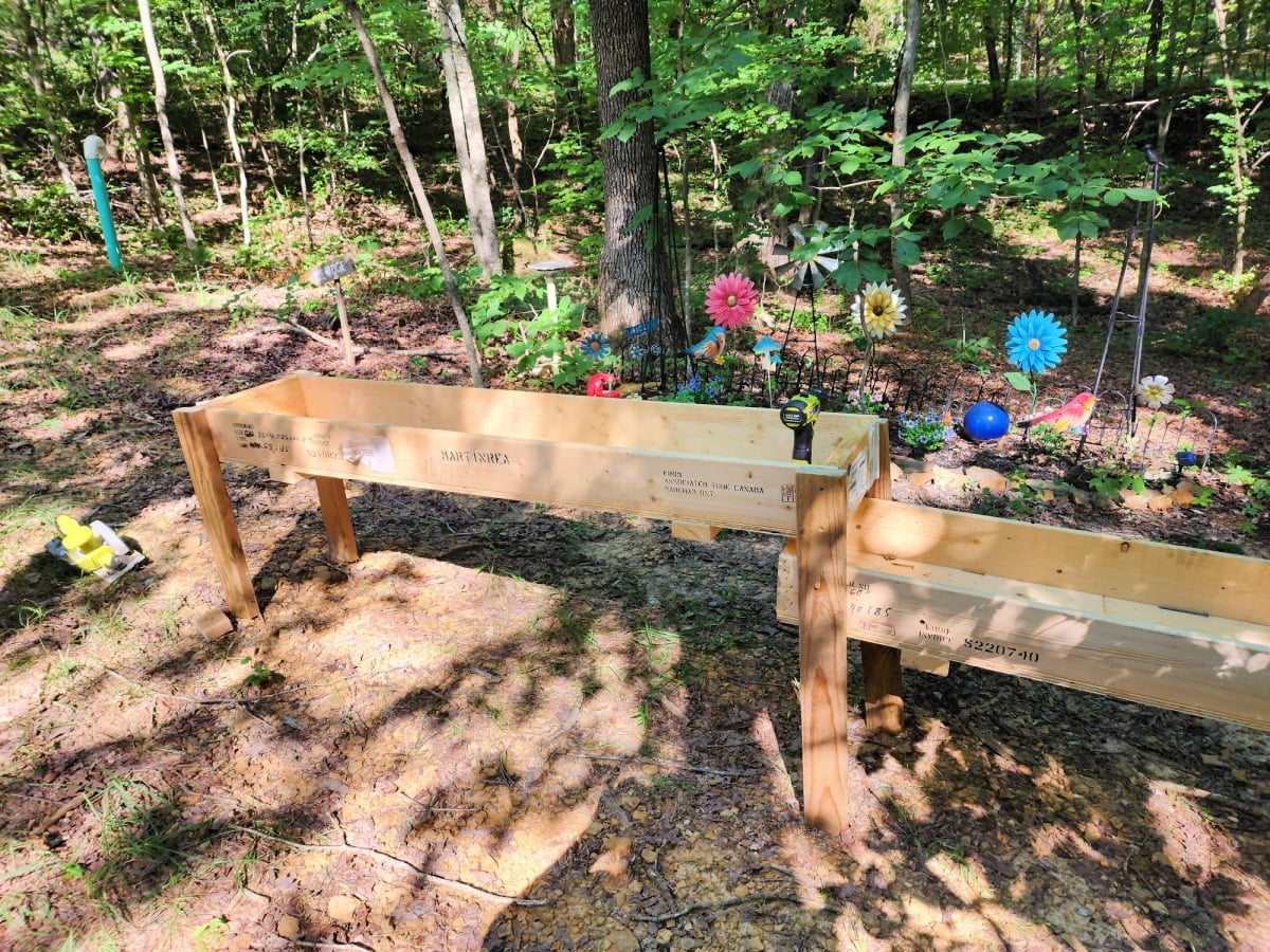 design stage of diy sluice