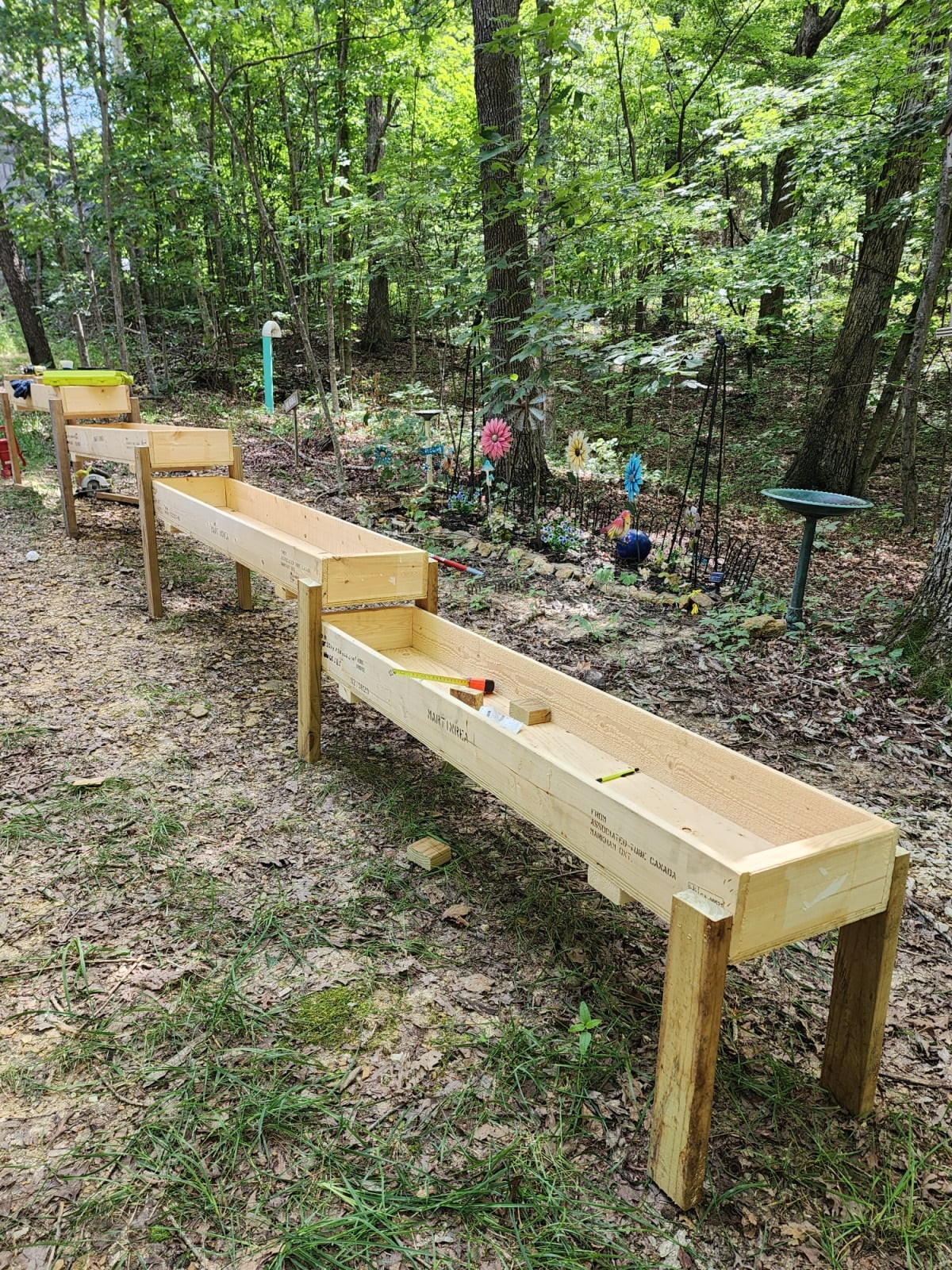first attempt at building a sluice