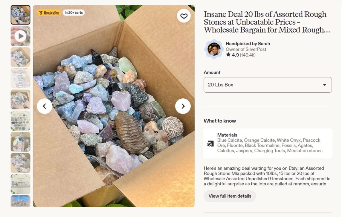 inssane deal on rocks