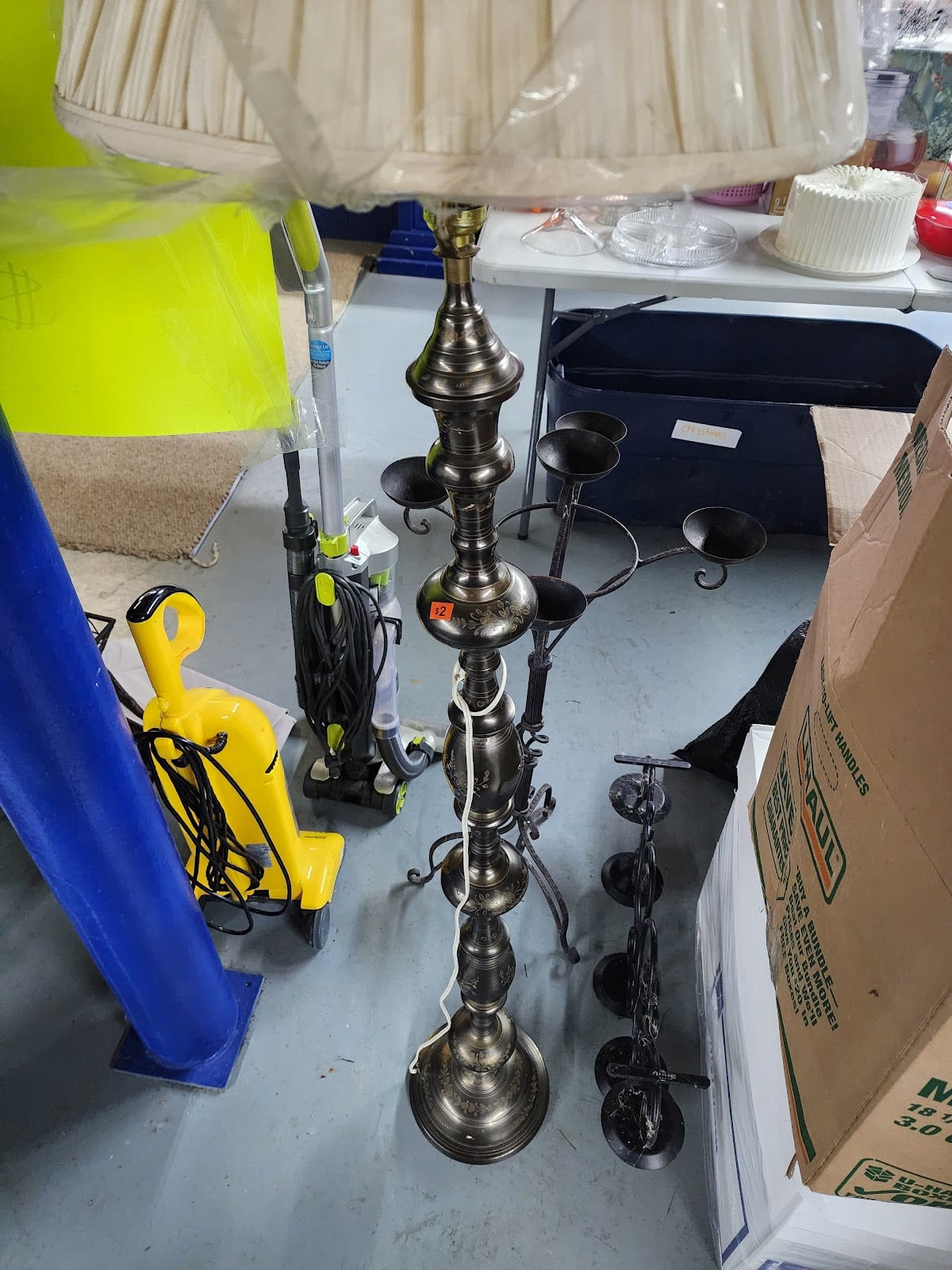 rummage sale floor lamp