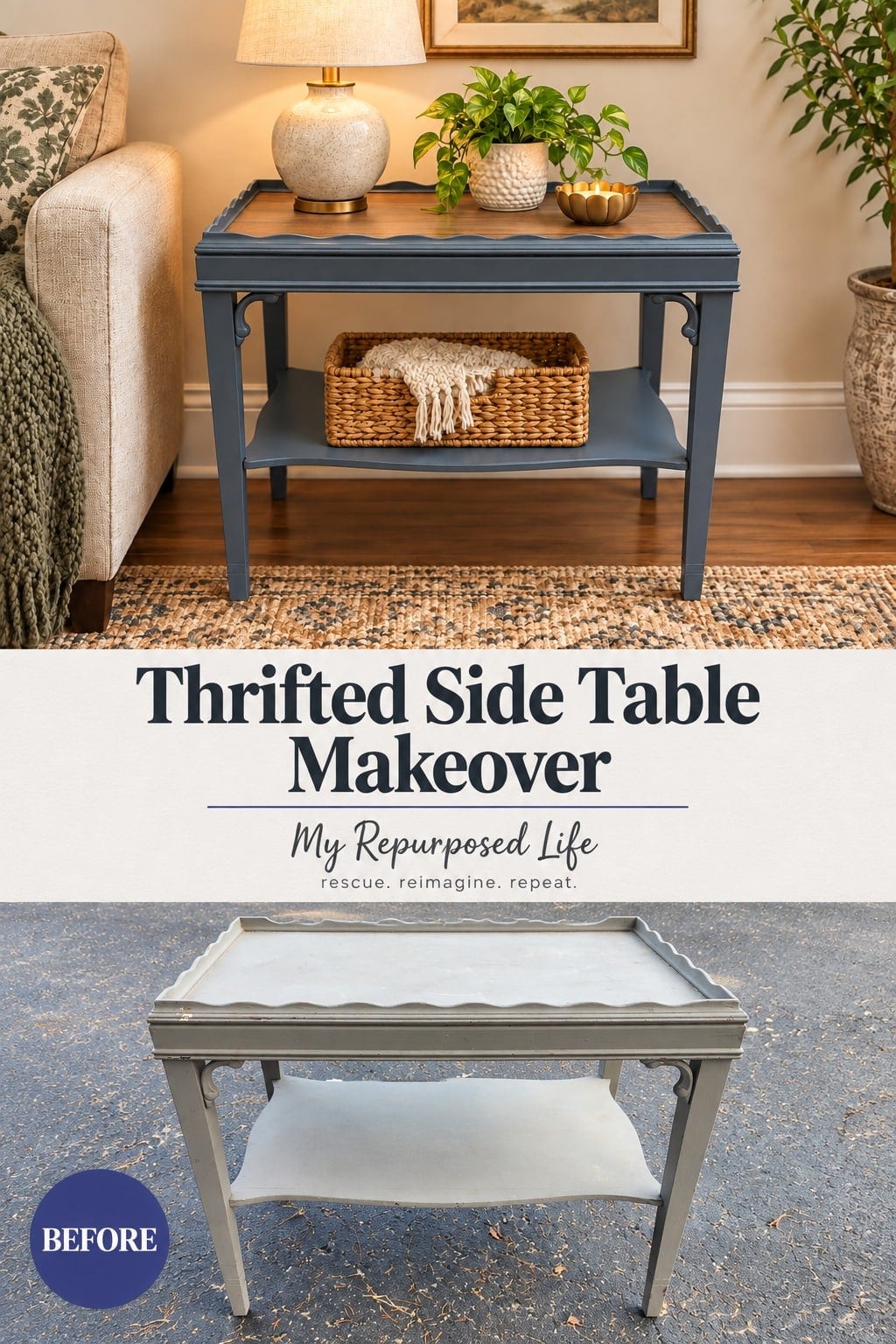 Options for giving an old table a new look. 