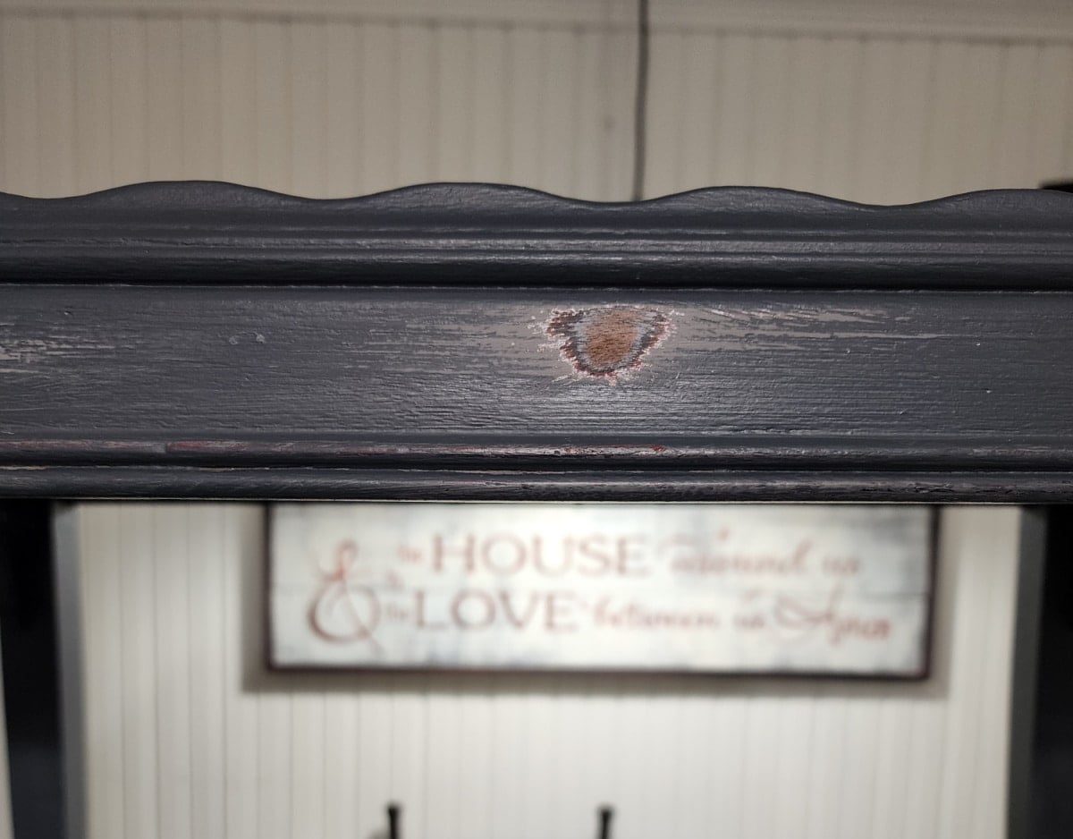 sand blemishes before second coat